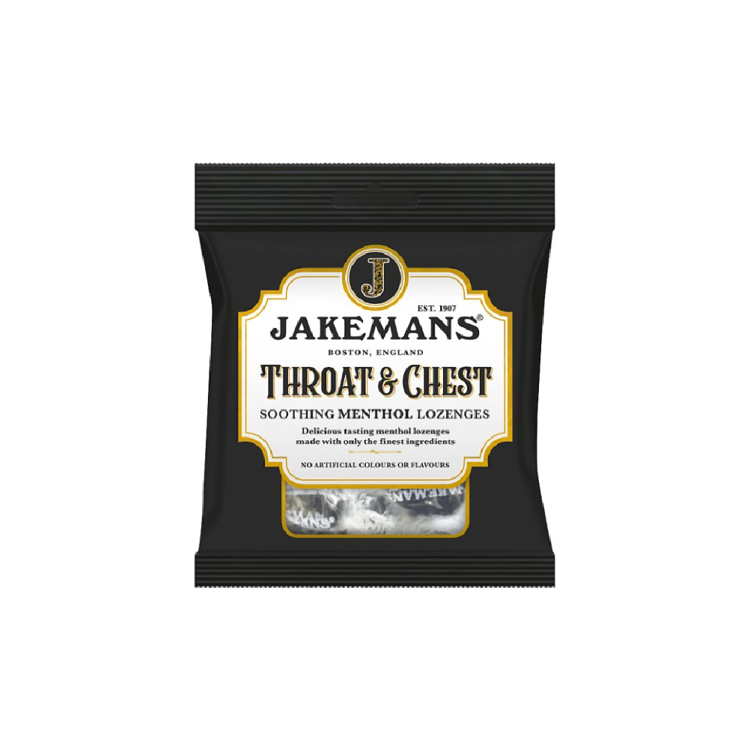 Jakemans Throat & Chest Soothing Menthol Lozenges 73g