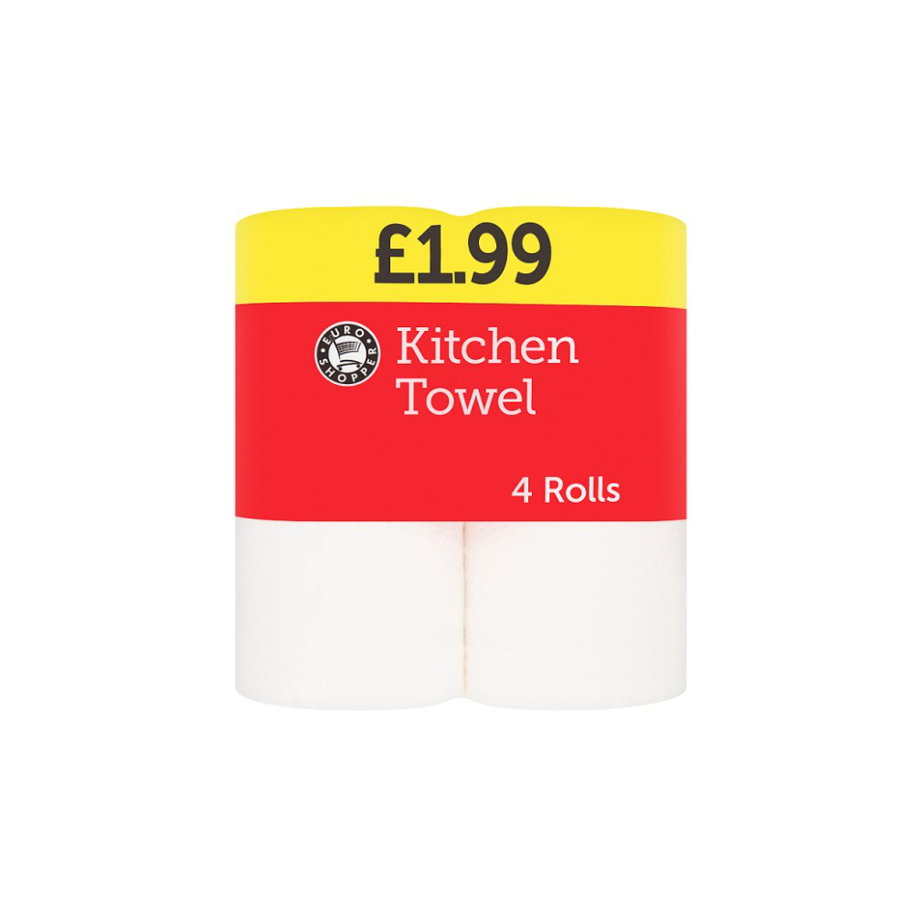 Euro Shopper 4 Kitchen Towel Rolls
