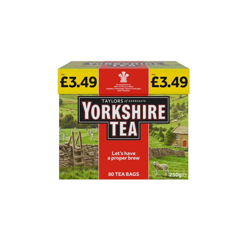 Yorkshire Tea 80 Tea Bags 250g