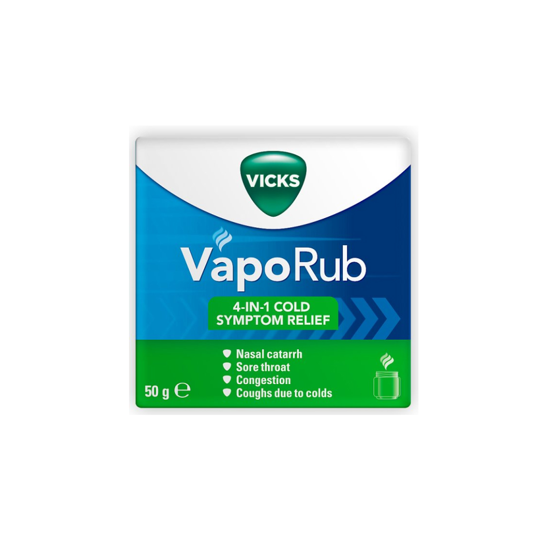 Vicks VapoRub relief of cough cold & flu like symptoms Jar 50g