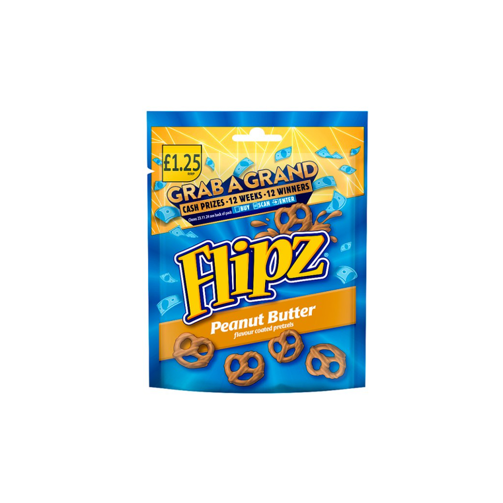 Flipz Peanut Butter 12x80g