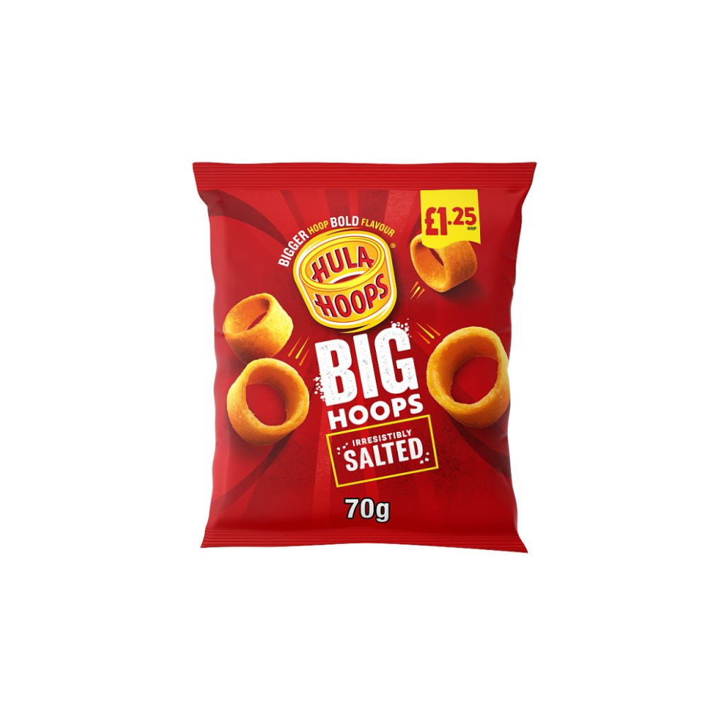 Hula Hoops Big Hoops Salted Crisps 70g