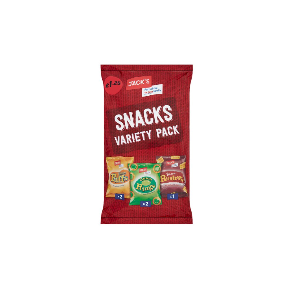 Jack's Snacks Variety Pack 5 x 16g