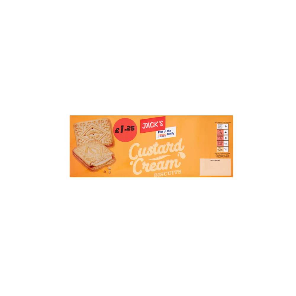 Jack's Custard Cream Biscuits 400g