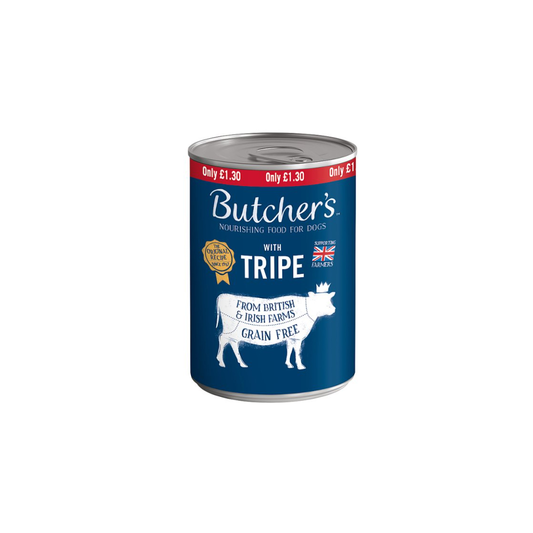 Butcher's Tripe Dog Food Tin 400g