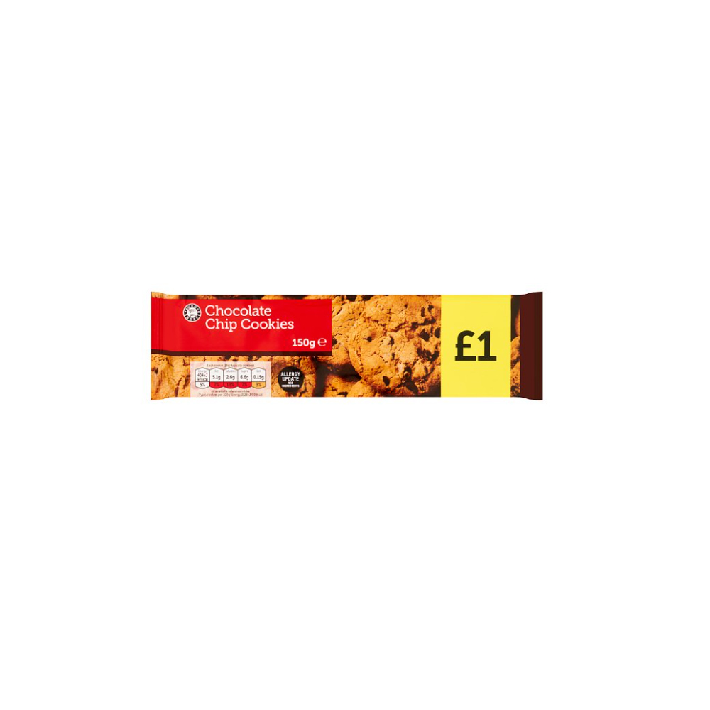 Euro Shopper Chocolate Chip Cookies 150g