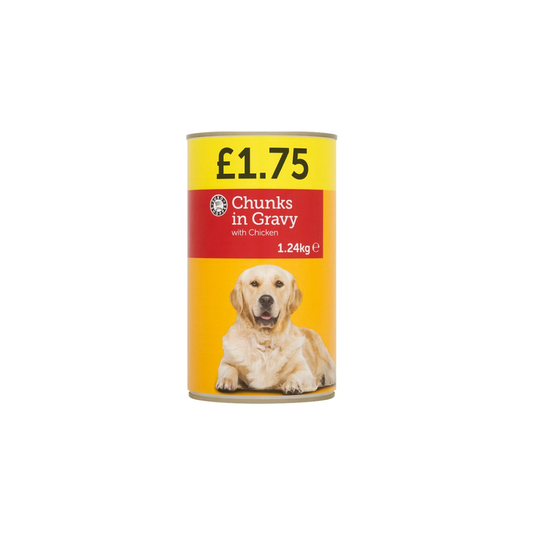Euro Shopper Chunks in Gravy with Chicken 1.24kg