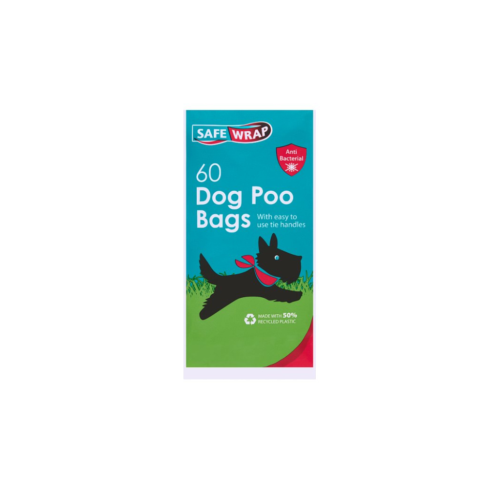 Safe Wrap 60 Dog Poo Bags