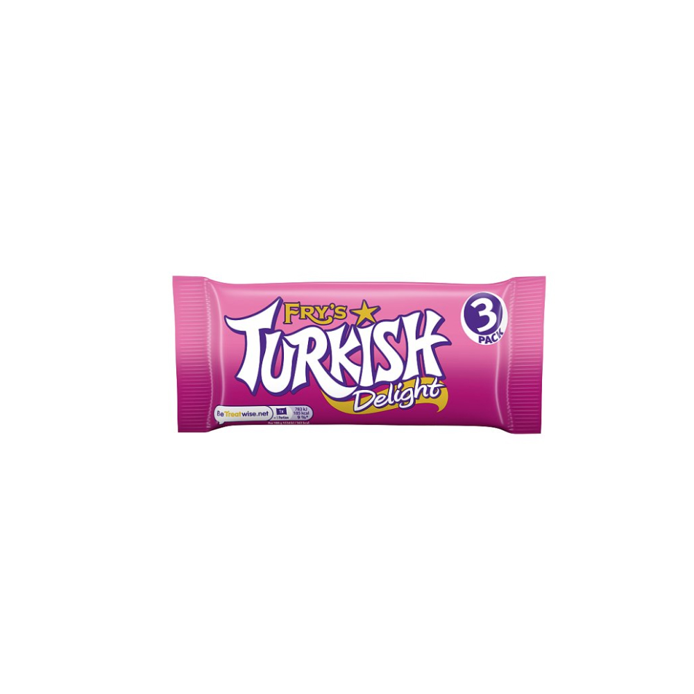 Fry's Turkish Delight Chocolate Bar 3 Pack 153g