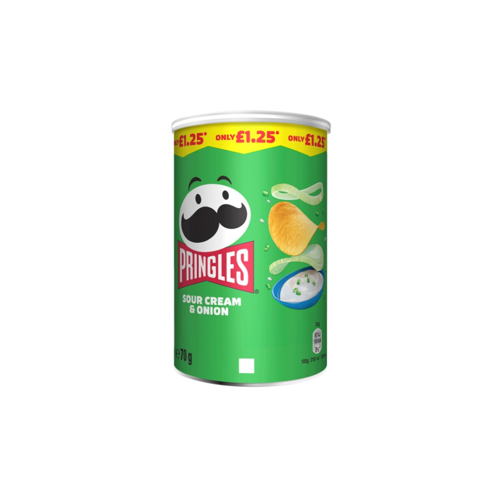 Pringles Sour Cream & Onion 70g