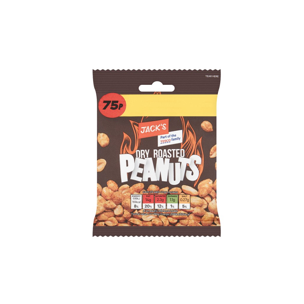 Jack's Dry Roasted Peanuts 55g