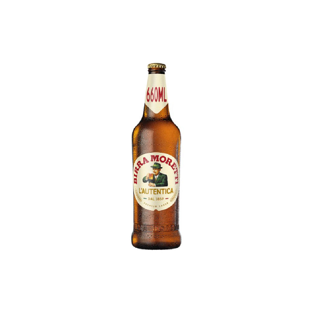 Birra Moretti Premium Lager Beer Bottle 660ml