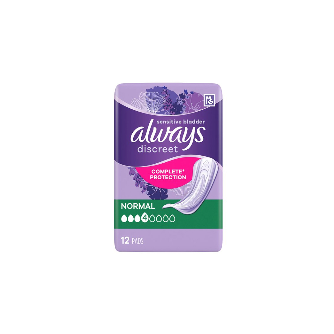 Always Discreet Incontinence Pads Normal