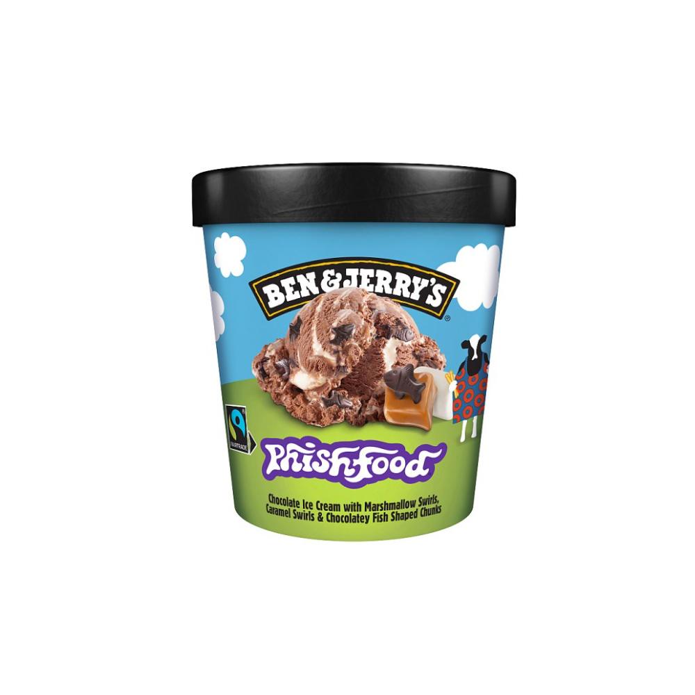 Ben & Jerry's Ice Cream Phish Food 465 ml