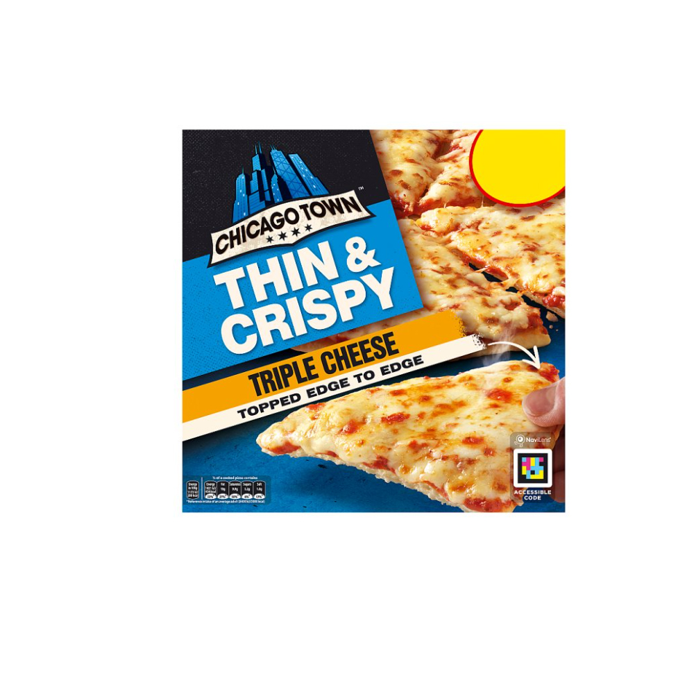 Chicago Town Thin & Crispy Triple Cheese 305g