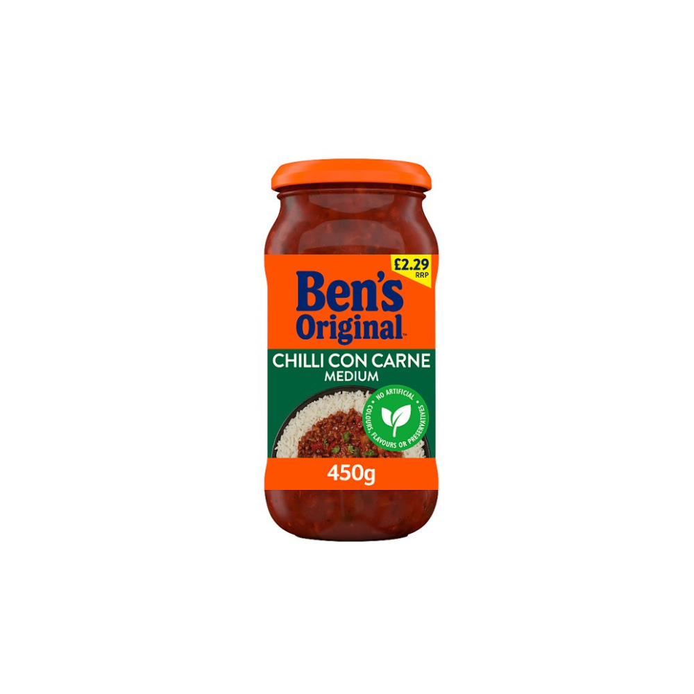 Bens Original Medium Chilli Con Carne Sauce 450g