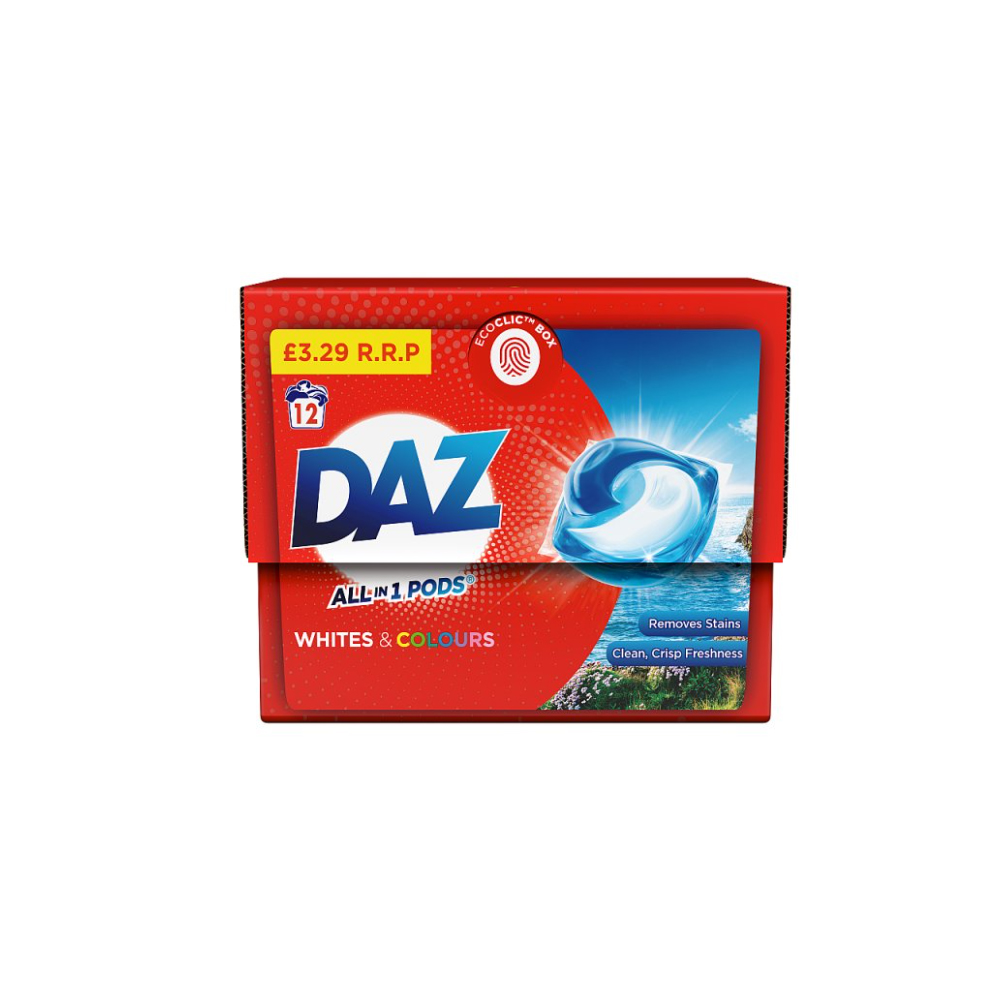 DAZ ALL in 1 PODS® Washing Capsules 12 Washes