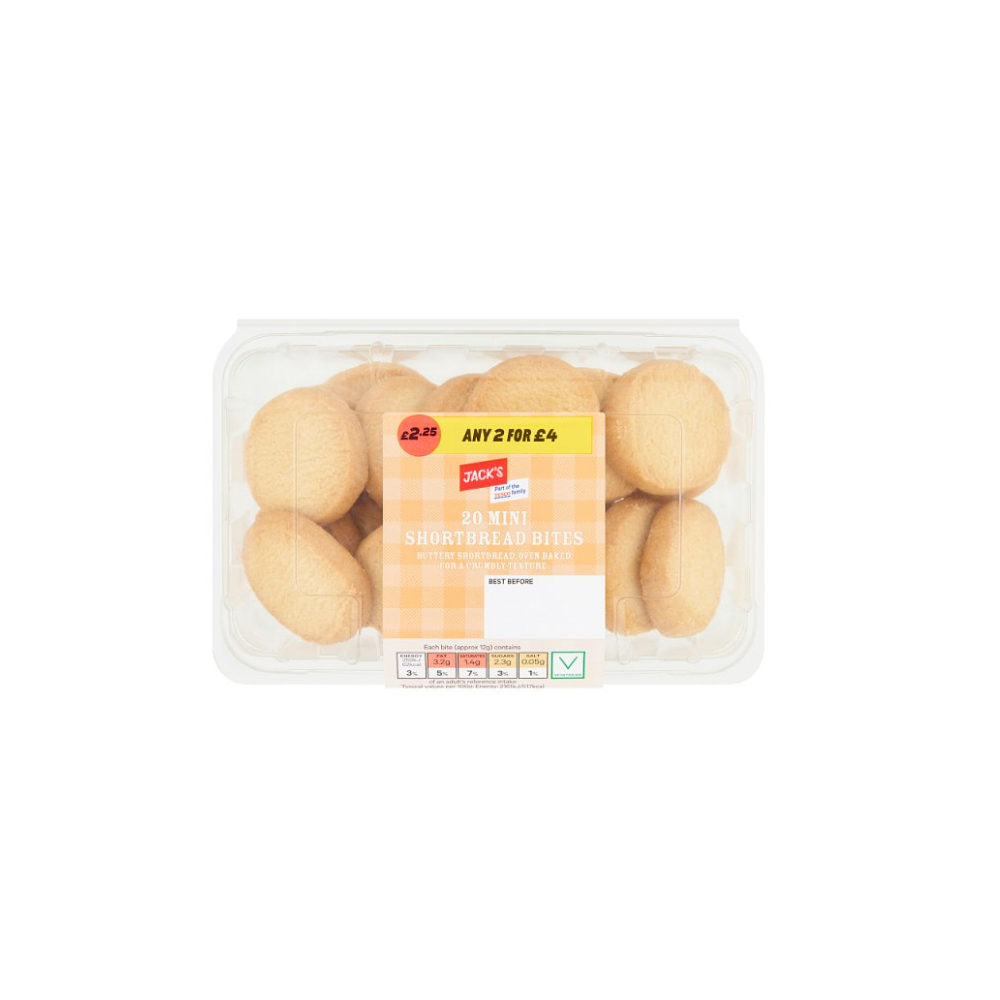 Jack's 20 Mini Shortbread Bites