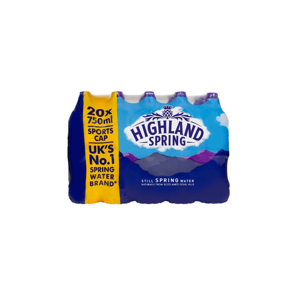 Highland Spring Still Spring Water 750ml