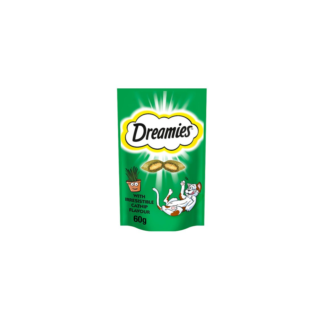 Dreamies Cat Treat Biscuits with Catnip 60g
