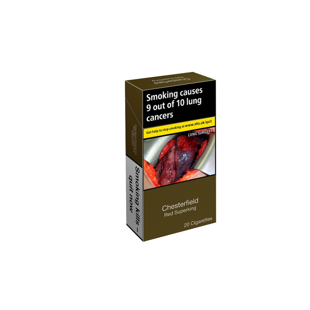 Chesterfield Red Superking 20 Cigarettes
