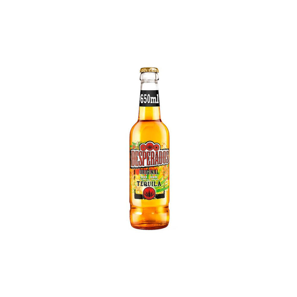 Desperados Tequila Flavoured Lager Beer Bottle 650ml