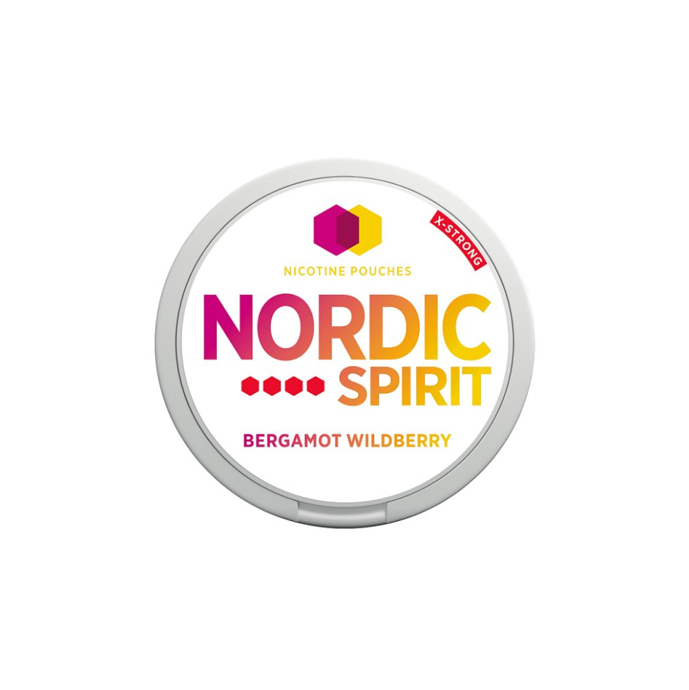 Nordic Spirit Bergamot Wildberry Extra Strong Nicotine Pouches