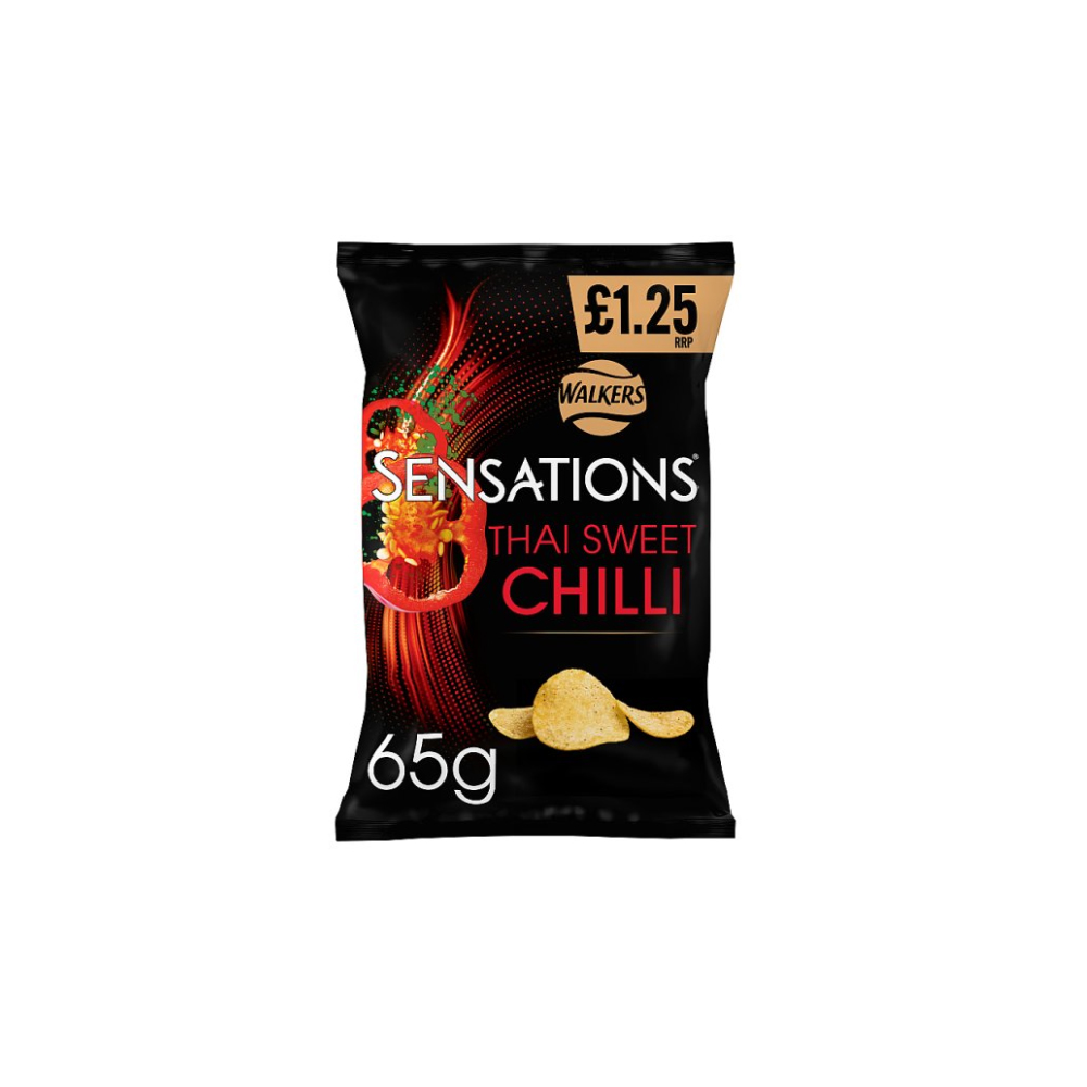 Walkers Crisps Sensations Thai Sweet Chilli 65g