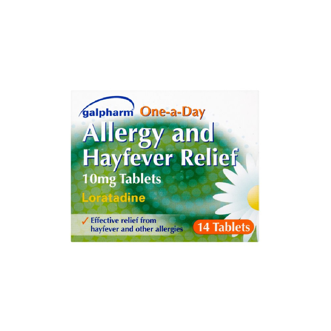 Galpharm One-a-Day Allergy and Hayfever Relief 10mg Tablets 14 Tablets