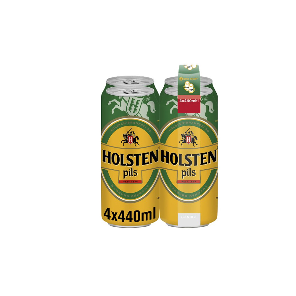 Holsten Pils Lager Beer 4 x 440ml Can