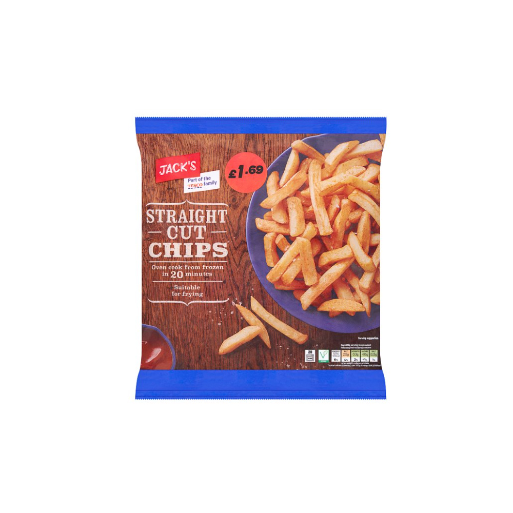 Jack's Straight Cut Chips 750g