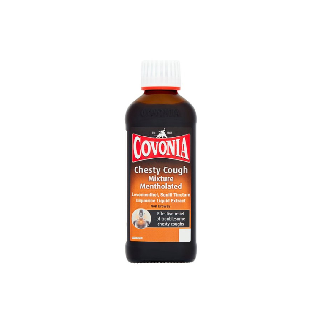 Covonia Chesty Cough Mixture Mentholated 150ml