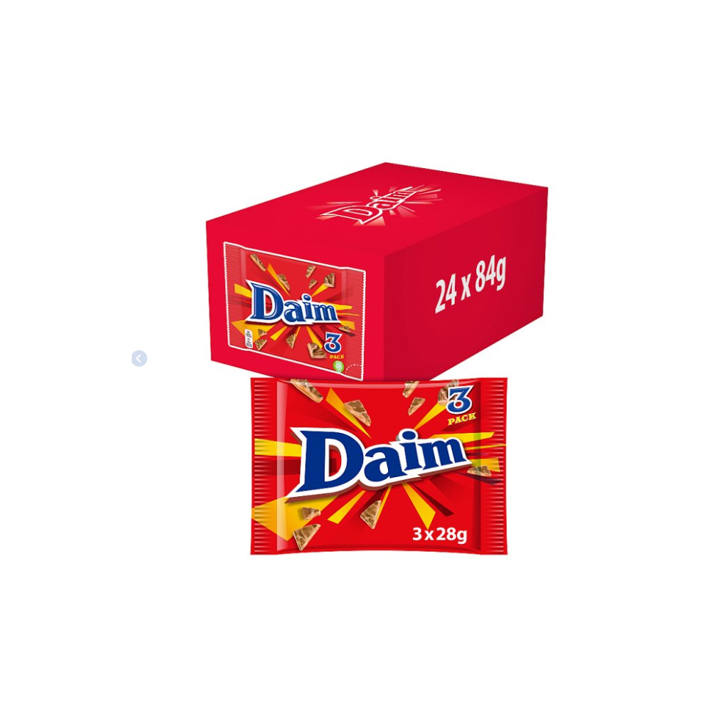 Daim Chocolate Bar 3 Pack 84g