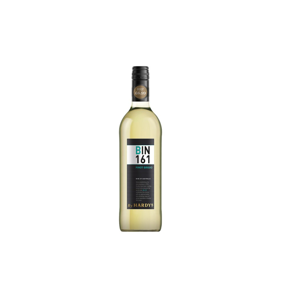 Hardys Bin 161 Pinot Grigio White Wine 75cl