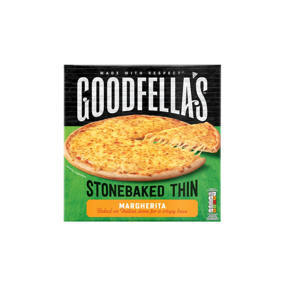 Goodfella's Stonebaked Thin Margherita Cheese Pizza 345g