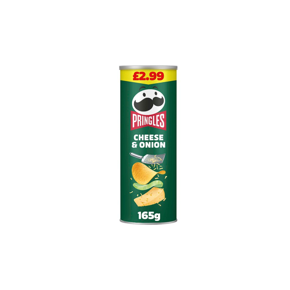 Pringles Cheese & Onion Sharing Crisps 6 x 165g