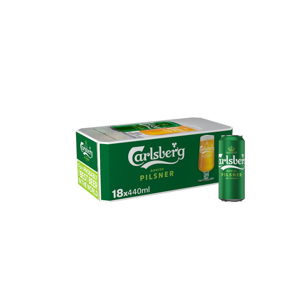 Carlsberg Danish Pilsner Lager Beer 18 x 440ml