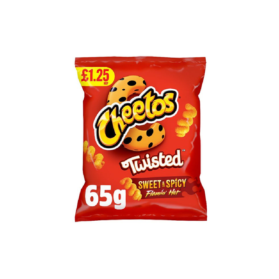 Cheetos Twisted Sweet & Spicy Snacks Crisps 65g