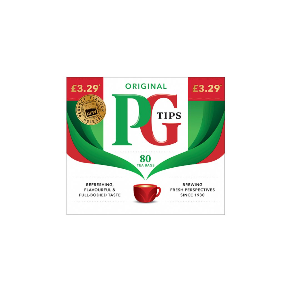 PG Tips 80 Original Tea Bags 232g