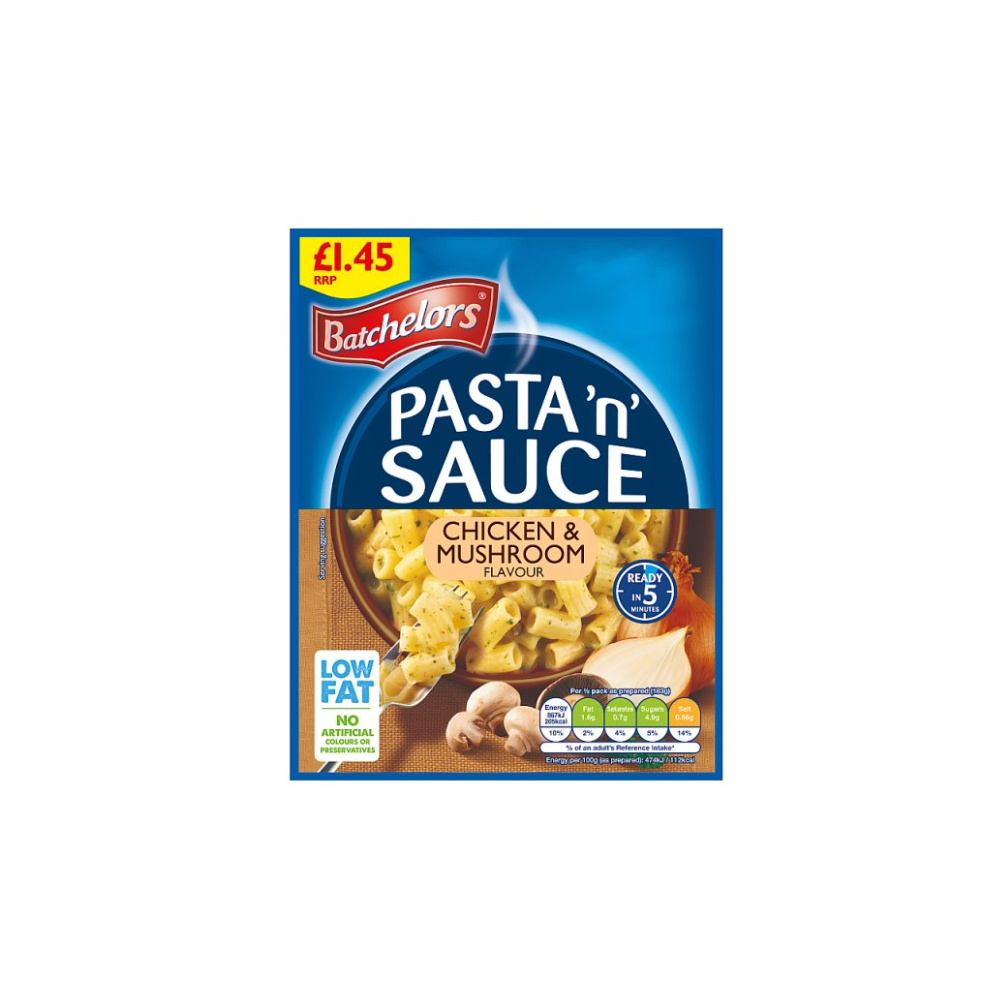 Batchelors Pasta 'n' Sauce Chicken & Mushroom Flavour 99g