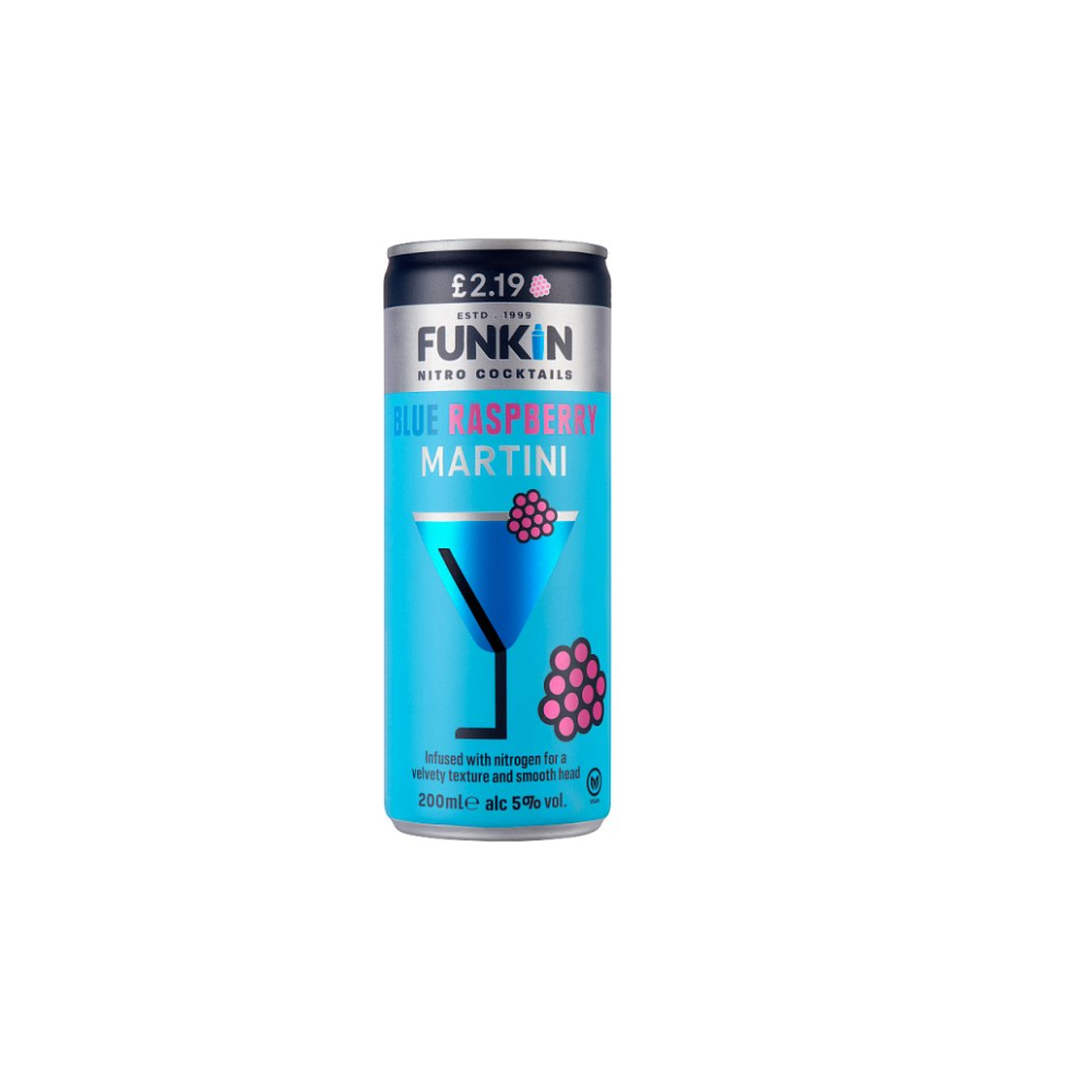 Funkin Nitro Cocktails Blue Raspberry Martini 200ml