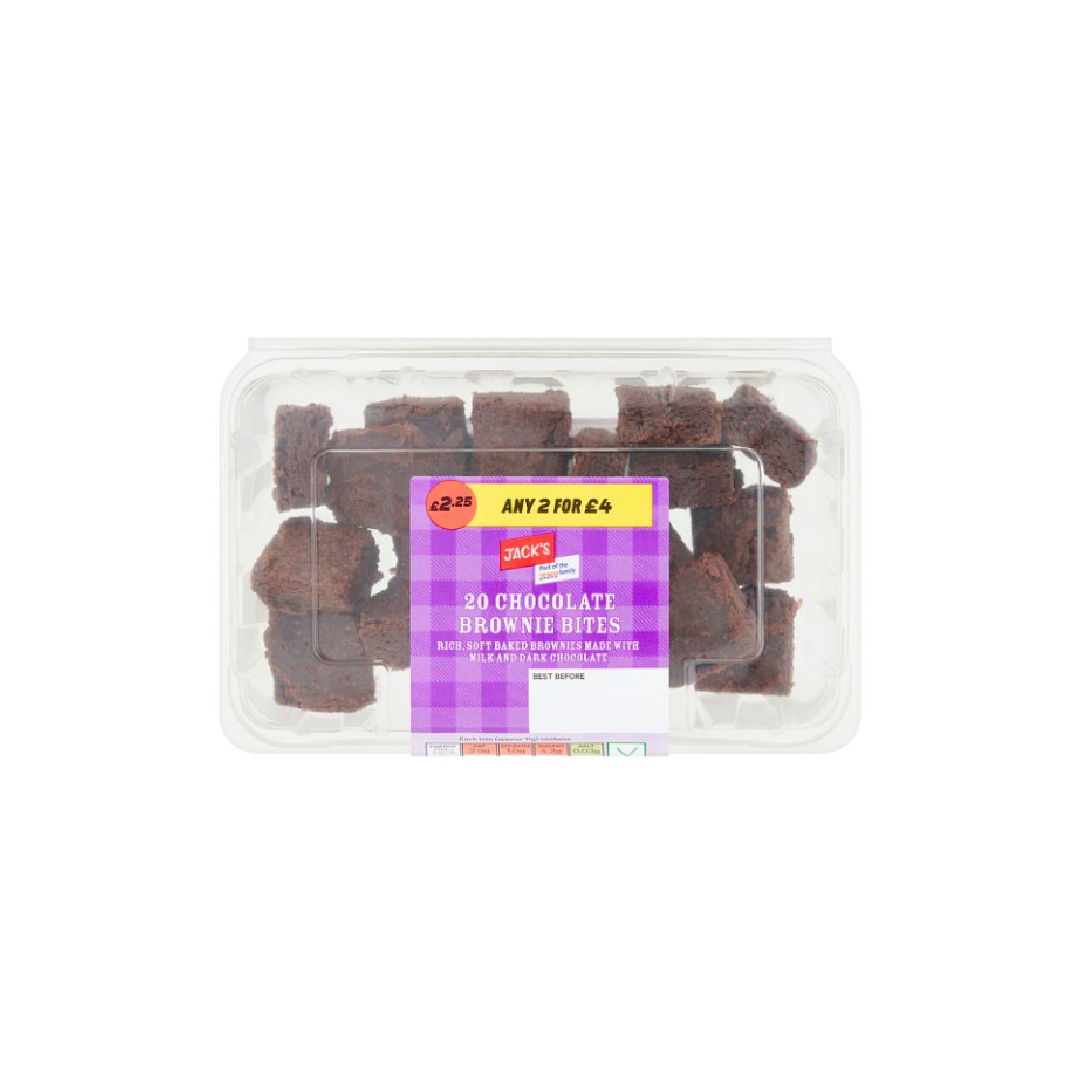 Jack's 20 Chocolate Brownie Bites