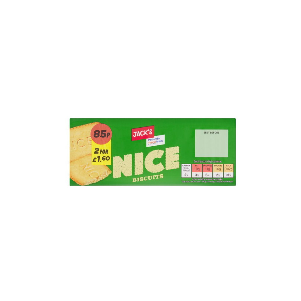 Jack's Nice Biscuits 200g