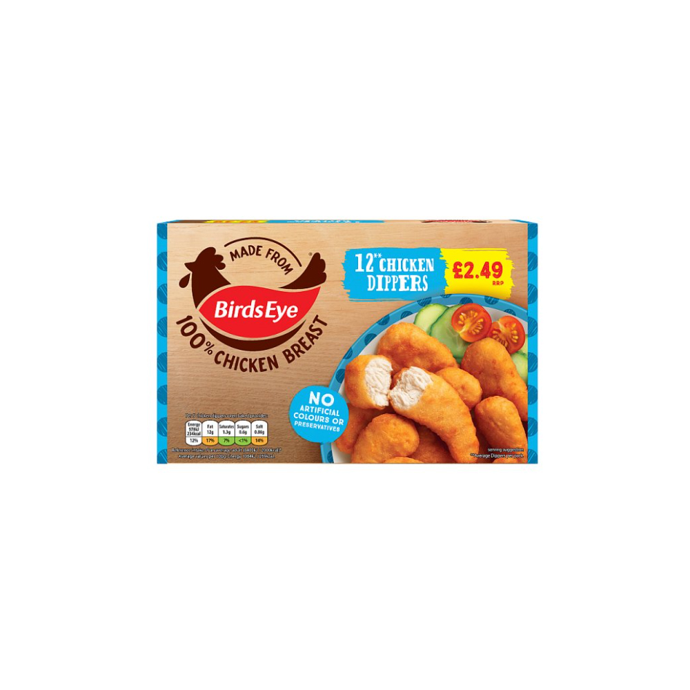 Birds Eye 12 Chicken Dippers 220g