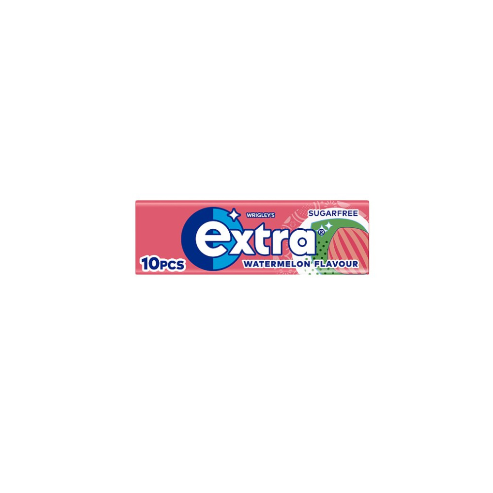 Extra Watermelon Flavour Sugarfree Chewing Gum 10 pieces
