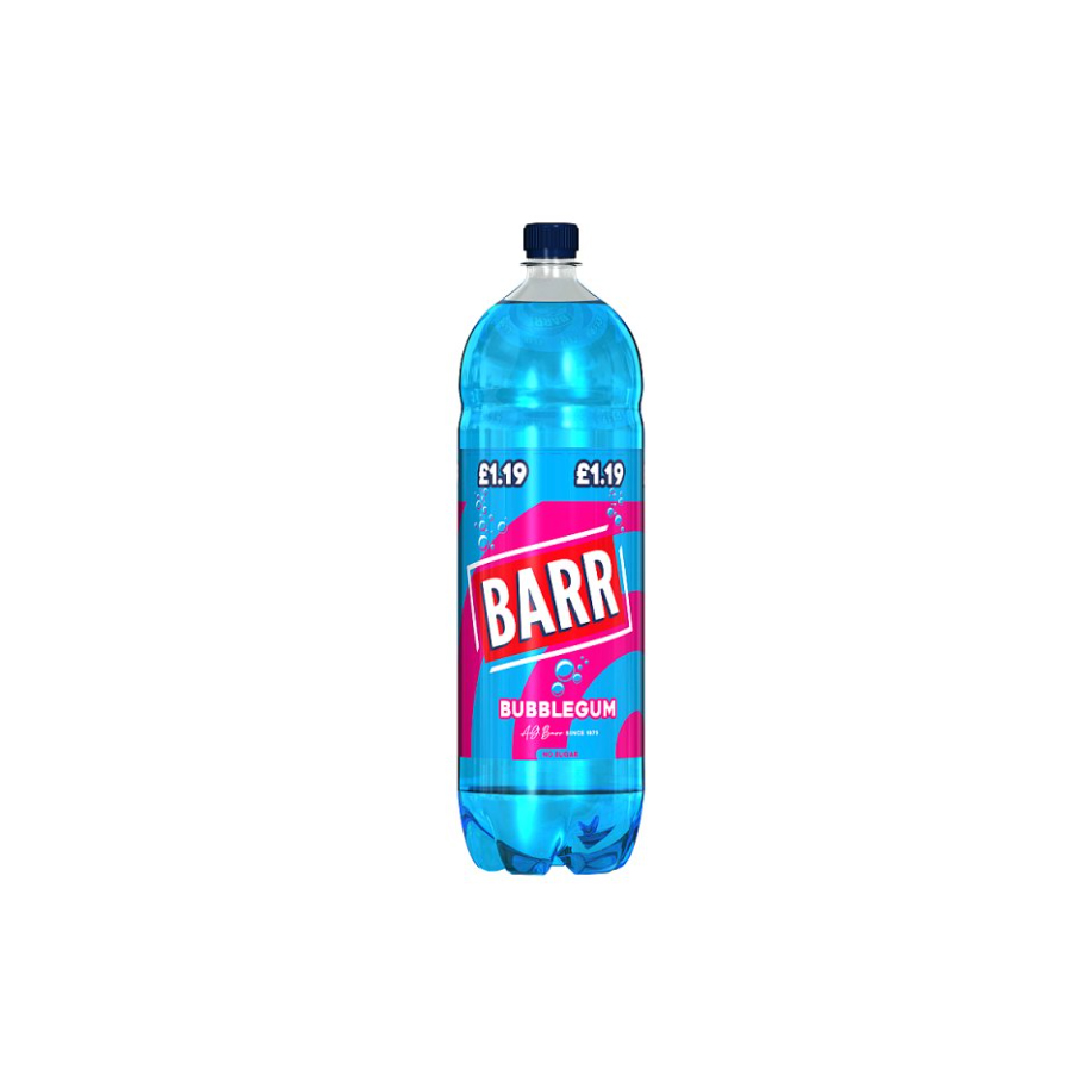 Barr Bubblegum Soft Drink 2l