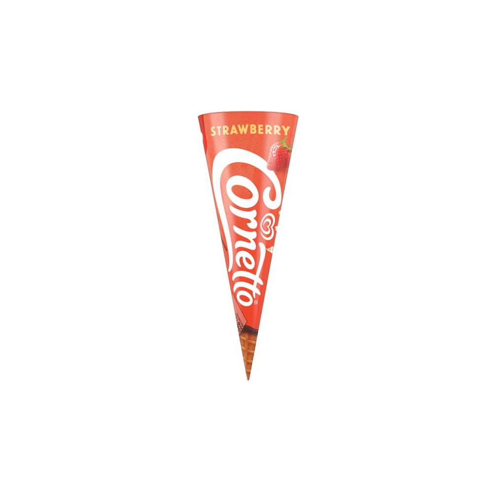 Cornetto Ice Cream Cone Strawberry 120 ml