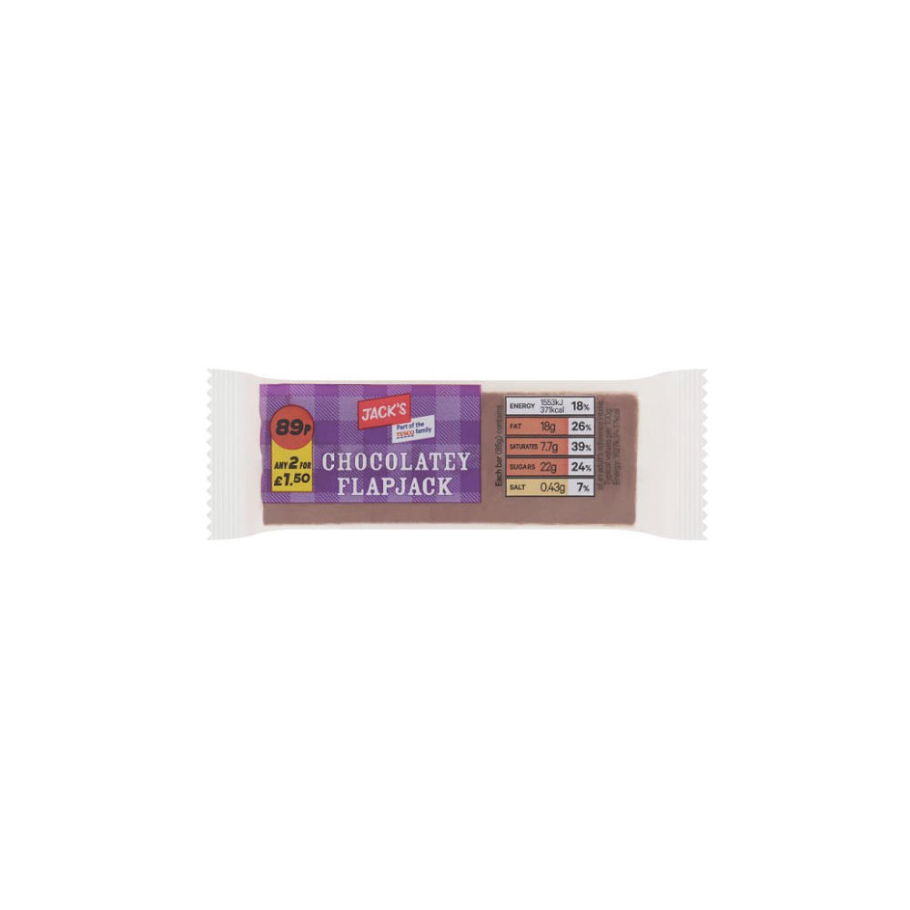 Jack's Chocolatey Flapjack 85g
