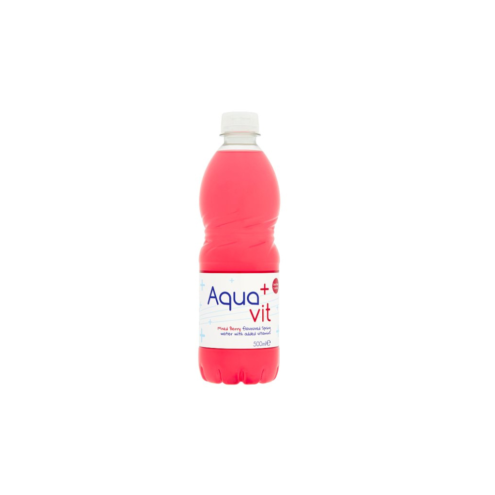Aqua Vit Mixed Berry Flavoured Spring Water with Added Vitamins 500ml