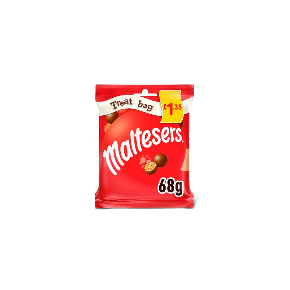 Maltesers Milk Chocolate & Honeycomb Bites Treat Bag 68g